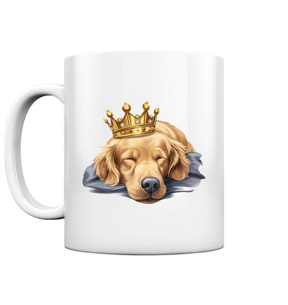 Schlafender Golden Retriever - Tasse glossy - Multitalenty