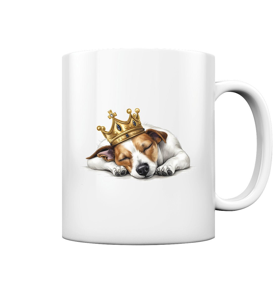 Schlafender Jack Russell - Tasse glossy - Multitalenty