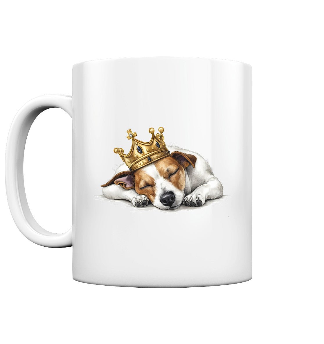 Schlafender Jack Russell - Tasse glossy - Multitalenty