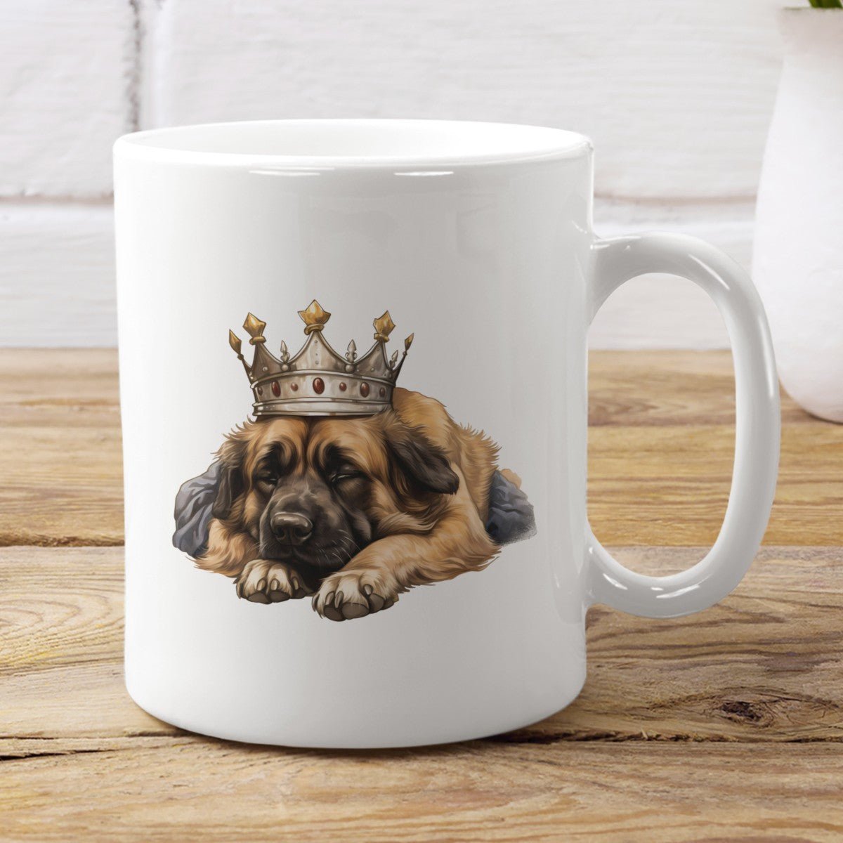 Schlafender Leonberger - Tasse glossy - Multitalenty