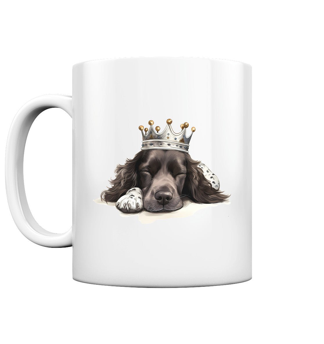 Schlafender Münsterländer - Tasse glossy - Multitalenty
