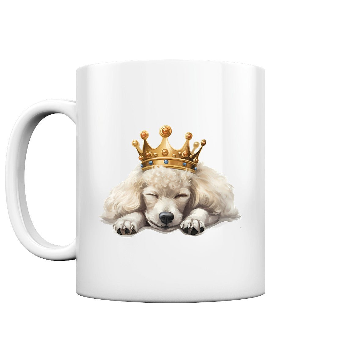 Schlafender Pudel - Tasse glossy - Multitalenty
